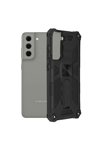 Velox Phone Case for Samsung Galaxy S21 FE 5G - Impact Safe B4039, Thermoresistant Plastic, Black
