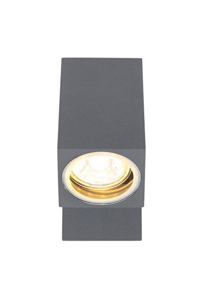 Globo Lighting Aplică de exterior din aluminiu antracit, sticlă transparentă, pivotantă, 1 bec, GU10, 34164W, Globo