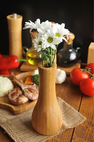 DEKORANLA Şık 13 cm Beyaz Vazo B2253, modern ve zarif dekoratif seçenek.