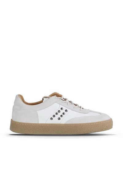 Bueno Shoes White Multi Leather Men's Sports Shoes 16Ma8218