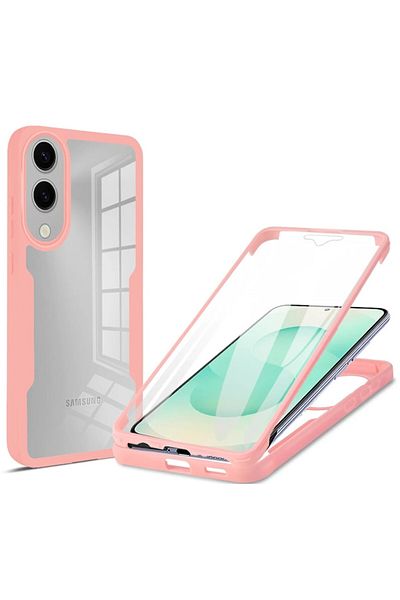 Diversity Case for Samsung Galaxy S25 Edge + Screen Protector, X80, Polycarbonate, Pink