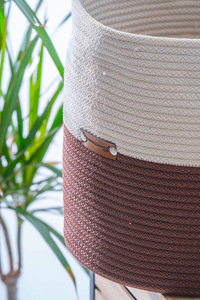 ACAR Home Beyond Round Large Size Wicker Organizer - 30 cm