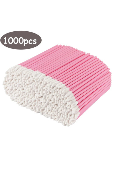 choice2 وردي 1000 قطعة 500/1000 قطعة من أعواد الشفاه وأدوات تطبيقها فرشاة شفاه للاستخدام مرة واحدة فرشاة أحمر الشفاه ملمع الشفاه