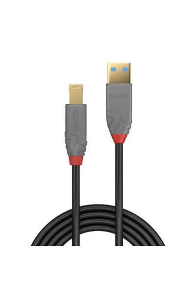 LİNDY Cablu LY-36742, 2m, USB 3.0 Tip A - USB-B