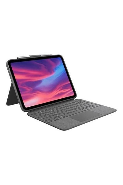 logitech Combo Touch Case with Smart Connector, Backlit Keyboard and Detachable Trackpad for iPad Ge