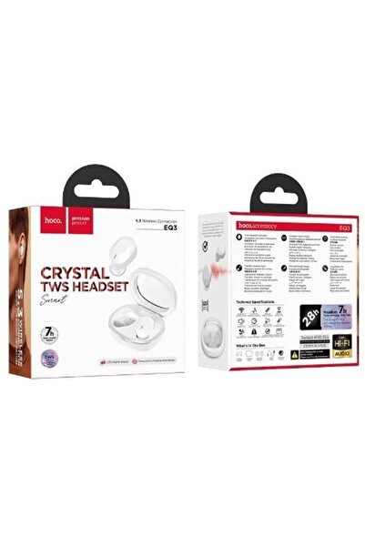 Generic Brand Casti True Wireless EQ3, Bluetooth (Alb)