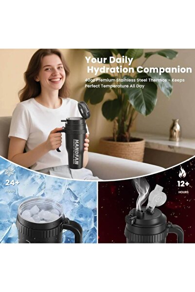 HandFan M 440 Portable Water Smart Bottle with Fan