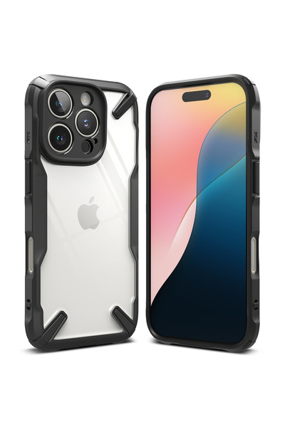 Ringke غطاء حماية لجهاز iPhone 16 Pro | سلسلة Fusion X | أسود