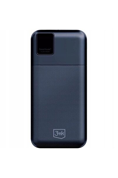 3MK Powerbank, 3mk, 20000mAh, 22.5W, 2xUSB-A 1xUSB-C, Μαύρο