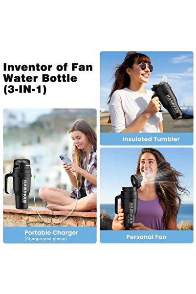 HandFan M 440 Portable Water Smart Bottle with Fan