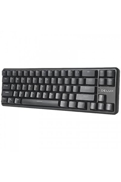 Delux Tastatura Gaming Mecanica KM32, Bluetooth, USB, RGB (Negru)