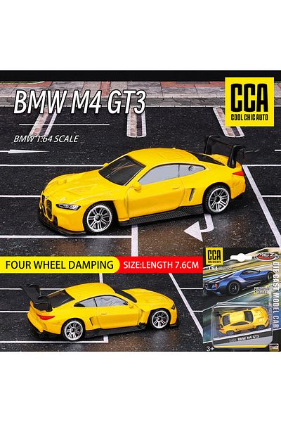 Choice6 BMW M4 GT3 CCA MSZ 1:64 Volkswagen Audi Exquisite hanging model classic car static car model alloy d