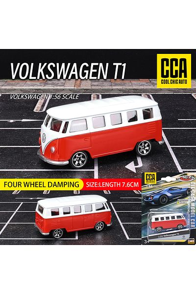 Choice13 Volkswagen T1 CCA MSZ 1:64 Volkswagen Audi Exquisite hanging model classic car static car model allo