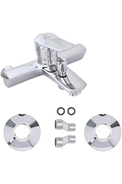 Reef LOTUS Shower Mixer Faucet – Chrome, Single Lever Bath Tap with Handheld Shower, Water-Saving