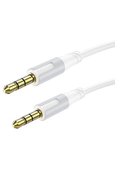 Borofone Cablu audio 3.5 mm - 3.5 mm BL 19 Creator, 1 m, Alb