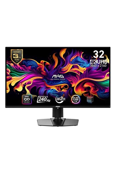 MSI Monitor Gaming QD-OLED 31.5" MAG 321 UPX QD-OLED, UHD (3840x2160), HDMI, ...