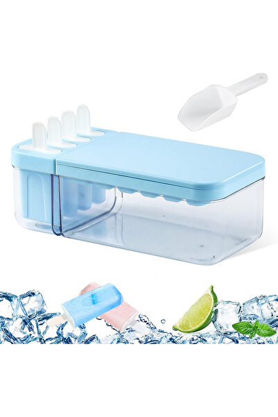 Glaxcidy ice cream mold with space for ice cubes, polypropylene, transparent/...