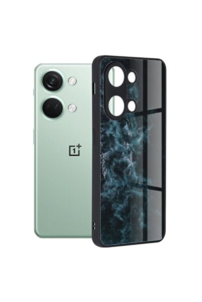 Dali Husa de protectie compatibila cu OnePlus Nord 3, Glaze Series, TPU, Blue Nebula, Multicolor