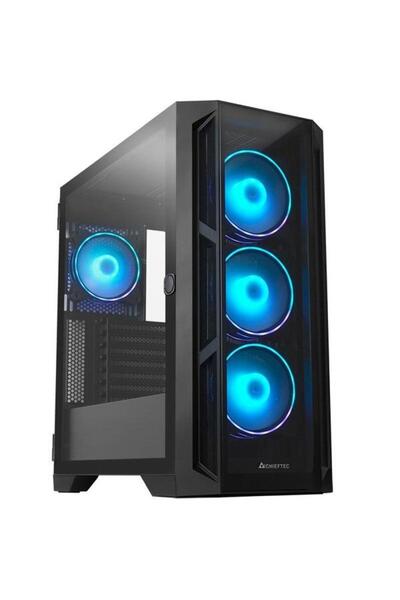 Chieftec Carcasa APEX, iluminare ARGB, Full Tower, fara sursa, ATX, E-ATX (Ne...
