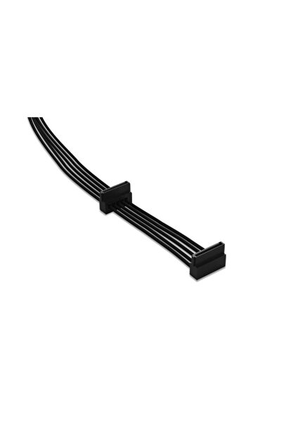 Be Quiet! Cablu liniștit! CS-3420, 2 x S-ATA, 400 mm (Negru)