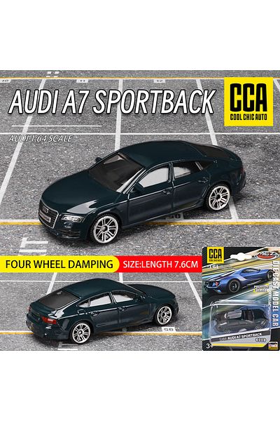 choice2 Audi A7 CCA MSZ 1:64 Volkswagen Audi Exquisite hanging model classic car static car model alloy die-