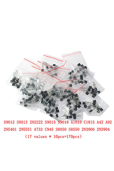 Choice5 YTDMEN S9012-2N3904-170pcs 50-900PCS Transistors kit NPN PNP S8050 S8...