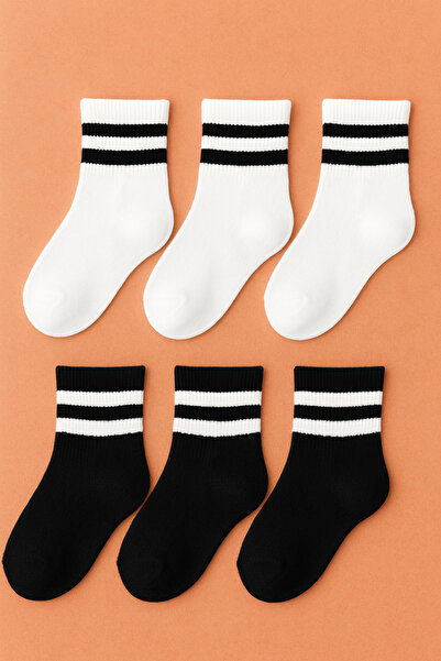 tibo 6 чифта безшевни детски тенис чорапи с обръч за нос