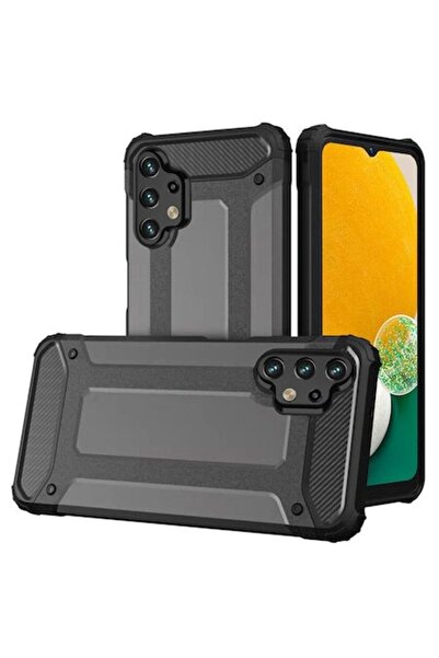 OEM Carcasă pentru Samsung Galaxy A13 4G/A13 5G/A04s, Hybrid Armor, Policarbonat, Negru