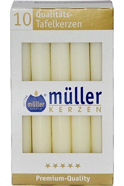 Mueller kerzen ΣΕΤ ΚΕΡΙΩΝ ΤΡΑΠΕΖΙΟΥ 10 ΤΕΜ. ΚΡΕΜ