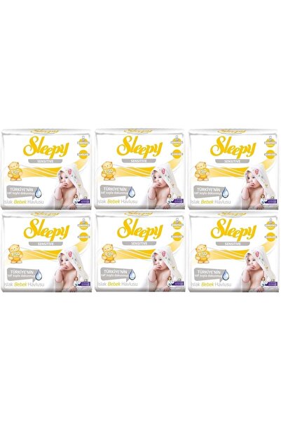 Sleepy مناديل مبللة 50 ورقة، مجموعة من 18 قطعة للبشرة الحساسة