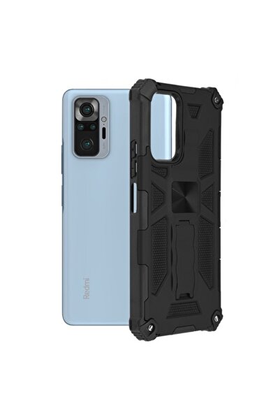 OEM Carcasă pentru Xiaomi Redmi Note 10 Pro/Note 10 Pro Max, seria Blazor, poliuretan, negru