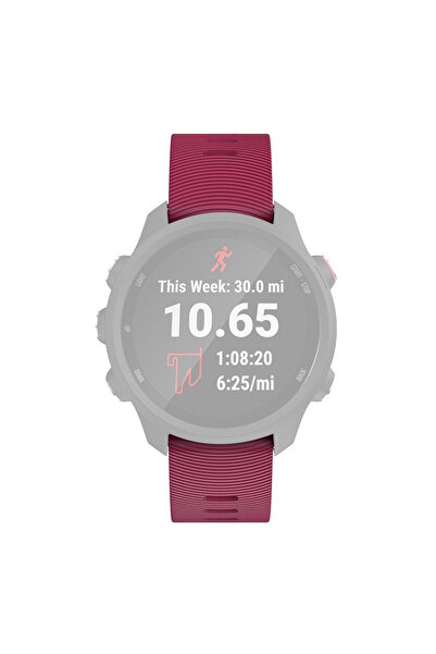 eR D L Curea de ceas universală din silicon, lățime 22 mm, eliberare rapidă, vișiniu, eR D L