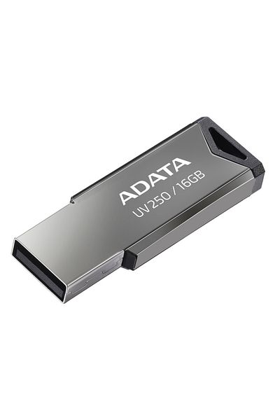 Adata Stick USB UV250, 16GB, USB 2.0, Design metalic, Negru