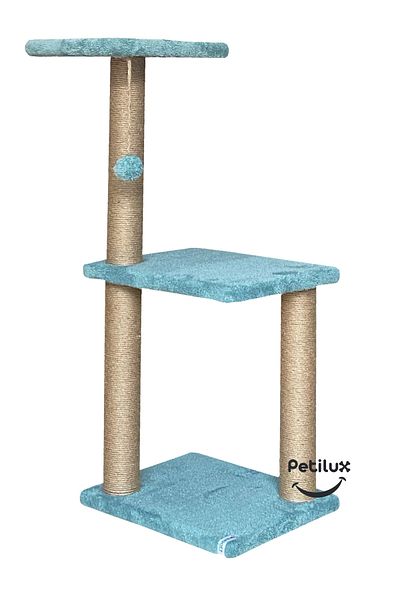 Petilux Welsoft Fabric Covered Jute Drawstring Cat Scratching Playground