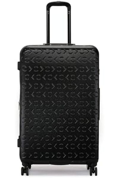 Calvin Klein Fly Control 3 Piece Luggage Sets, Hardside Spinner Luggage On Wheels, Ultra Lightweight ABS, 4 Doubl