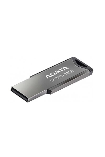 Adata UV250 USB Stick, 32G, USB 2.0, Metallic Design, Black