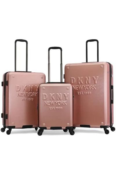 Dkny New Yorker ABS Material Hard Luggage Sets 3 Piece includes 20 Inch Carry on, 24 Inch & 28-Inch