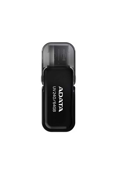 Adata USB stick UV240, 32G, USB 2.0, Flip cover, Black