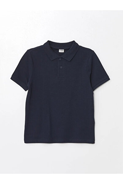 LC Waikiki Μπλουζάκι LCW Kids Navy Blue Polo για αγόρια