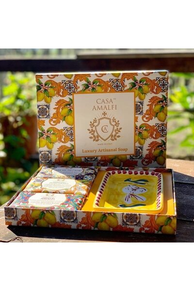 Casa Amalfi Gift set of handmade soaps Lemon Maiolica, Casa Amalfi - GB01