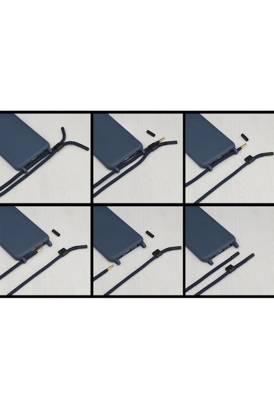 OEM Husă de telefon pentru Honor Magic5 Lite, curea Techsuit Crossbody, albastră