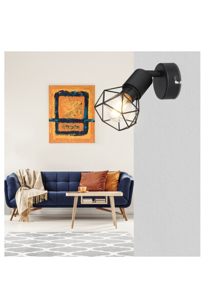 Globo Lighting Spot Xara 54802S-1, 1xE14, negru, IP20, Globo Lighting