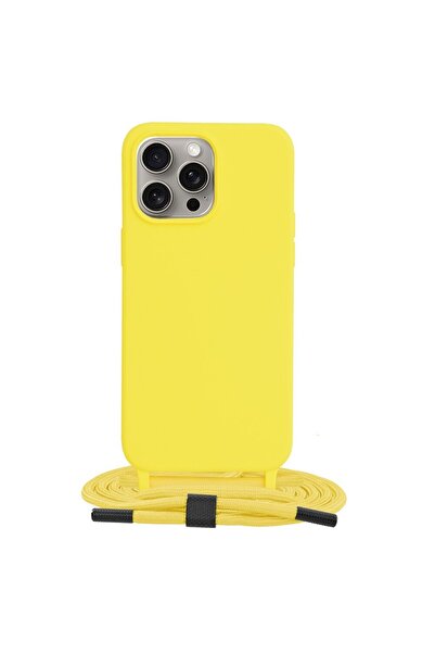 OEM Protective Case for iPhone 15 Pro Max, Grip Pro, Crossbody Lanyard, G865, Metal, Yellow