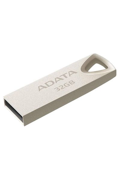 Adata Stick USB UV210, 32GB, USB 2.0, Carcasă metalică, Argintiu