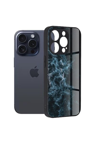 OEM Husă de protecție pentru iPhone 15 Pro, rezistentă la impact, seria Glaze, G740, Lexgard, albastru nebula