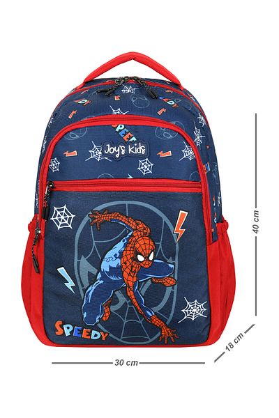 CAKARD Joy's Kids Spider Patterned 3-Piece School Set (Backpack + Lunchbox + Pen Holder)