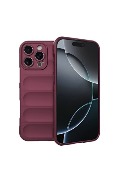 Padrino Husă de protecție pentru iPhone 16 Pro, N59, termoplastic, bordeaux