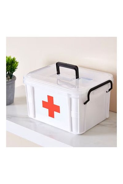 rexa Portable Medicine Storage Box – Compact Organizer for Pills and Tablets