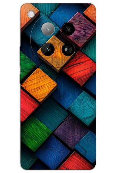 MRCİLETİSİM حافظة Infinix Zero 40 4G ذات غطاء خلفي مطبوع بنمط HD - نمط مربع