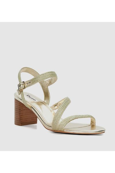 Dune London WOMEN'S-JELENA-GOLD-FABRIC-41
